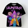 Cartoon Anime Kpop Witch Hunting Group 3D Printing Street Wear Fashion T-shirt for Children Boys and Girls T-shirt Top Clothing