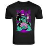 Poker Skeleton Gambler Cards Funny Graphic T-Shirt