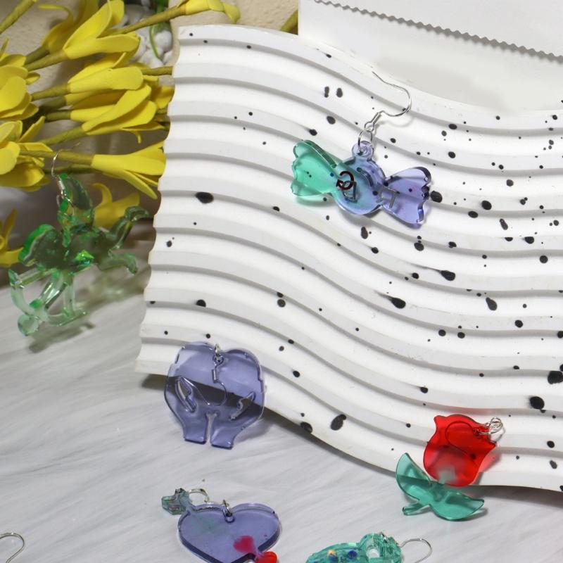 Candy Drop Earring Making Molds Silicone Pendant Molds Present Series Creative Jewelry Craft Molds Silicone Texture