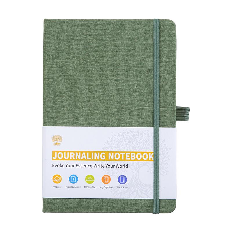 A5 Custom Logo Notebook: Sleek Blank Book for Students or Business Use