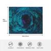 Into The Abyss Painted By Flailing Frog Throw Blanket Warm For Winter Beautifuls Decorative Sofa Giant Sofa Bed Covers Blankets