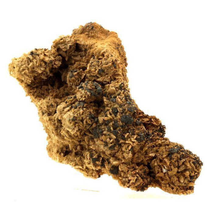 Pierres et Minéraux. Tetrahedrite sur dolomite. 1580.0 ct. Usclas-du-Bosc Quarry, Hérault, France..