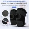 Sports Kneepad Pressurized Elastic Knee Pads Knee Support Joints Protector Fitness Gear Injury Recovery Brace Protector Non-Slip