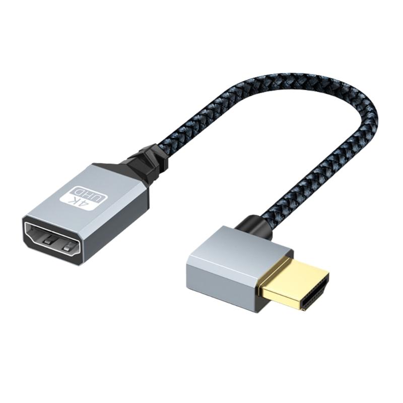 Quality Short HDTV Male to Female Cable, 4K Compatible HDTV Extender Highly Speed Data Cable for Home Theater Setups
