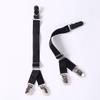 Reggicalze Elastico a Y: Portacalze Corsetto Regolabile con Clip Metallica a Becco d'Anatra per Lingerie e Abiti da Sposa