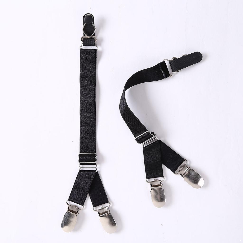 Reggicalze Elastico a Y: Portacalze Corsetto Regolabile con Clip Metallica a Becco d'Anatra per Lingerie e Abiti da Sposa