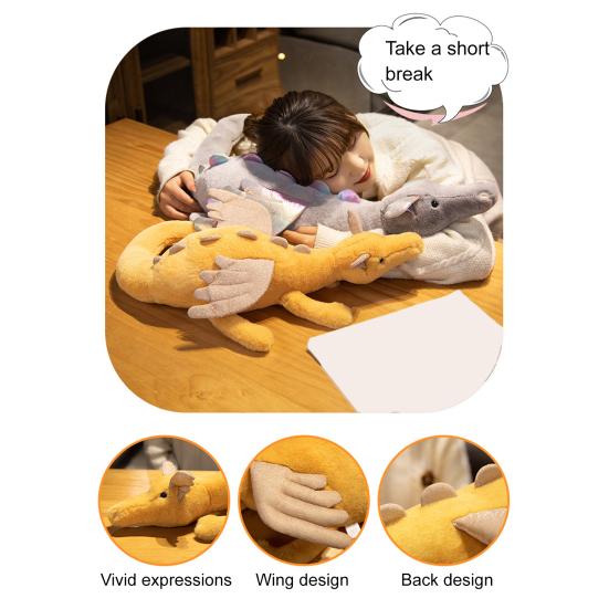 Flying Dinosaur Toy Very Soft Plush Pillow Cute Soft Dinosaur Stuffed Animal for Kids