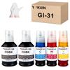 YOKUIN Compatible Ink Bottles for Canon Compatible G3370 GI-31 (5-Pack, 4-Color Set) - GI-31PGBK, GI-31C, GI-31M, GI-31Y, with G3390, G3360, G1330,