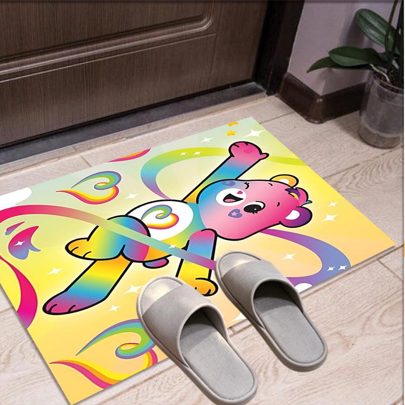 Care Bears Pattern Rug, Indoor/Outdoor Mat, for Picnic, Gameroom, Bedroom, Office, Living Room, Home Decor Carpet, Birthday Gift