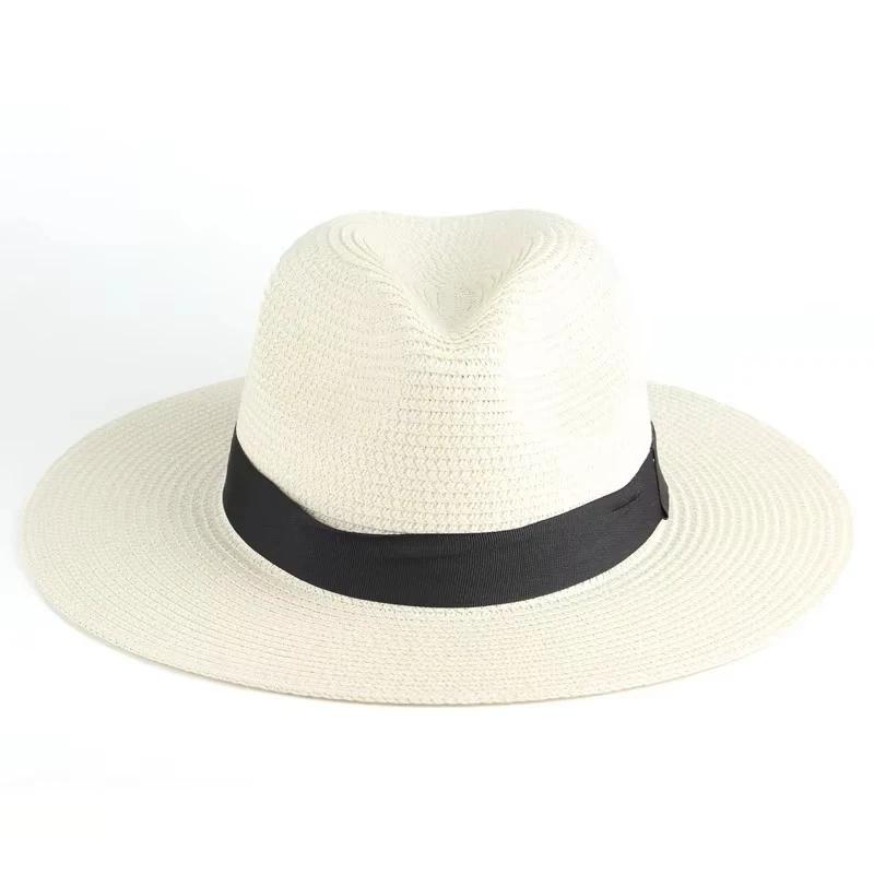 Adjustable Classic Panama Hat Handmade In Ecuador Sun Hats For Women Man Beach Straw Hat For Men Uv Protection Cap