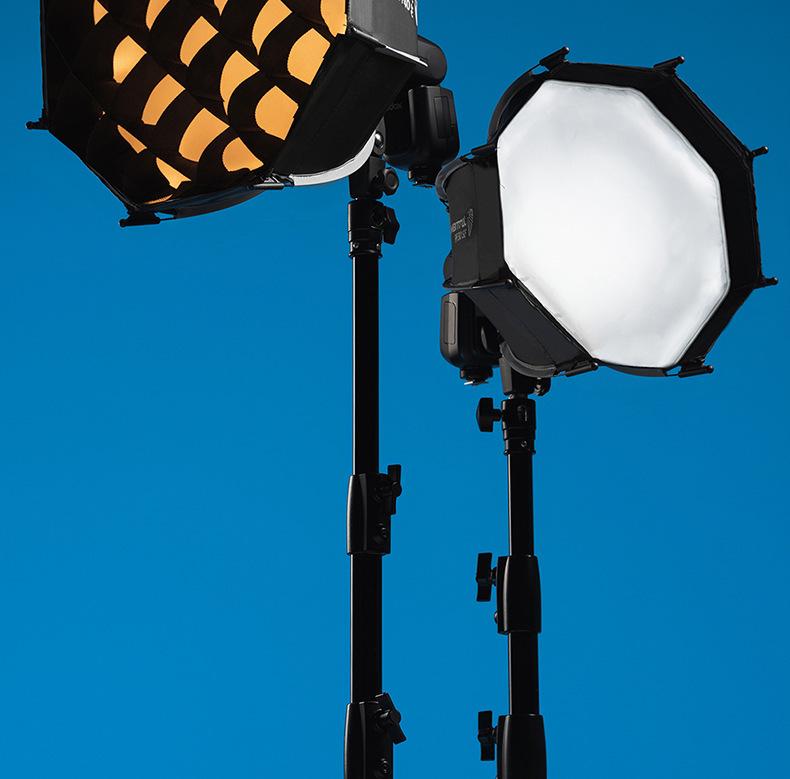 Ambitful Zhijie Quick-Install Octagonal Mini Softbox for Godox TT520II V1 Flash