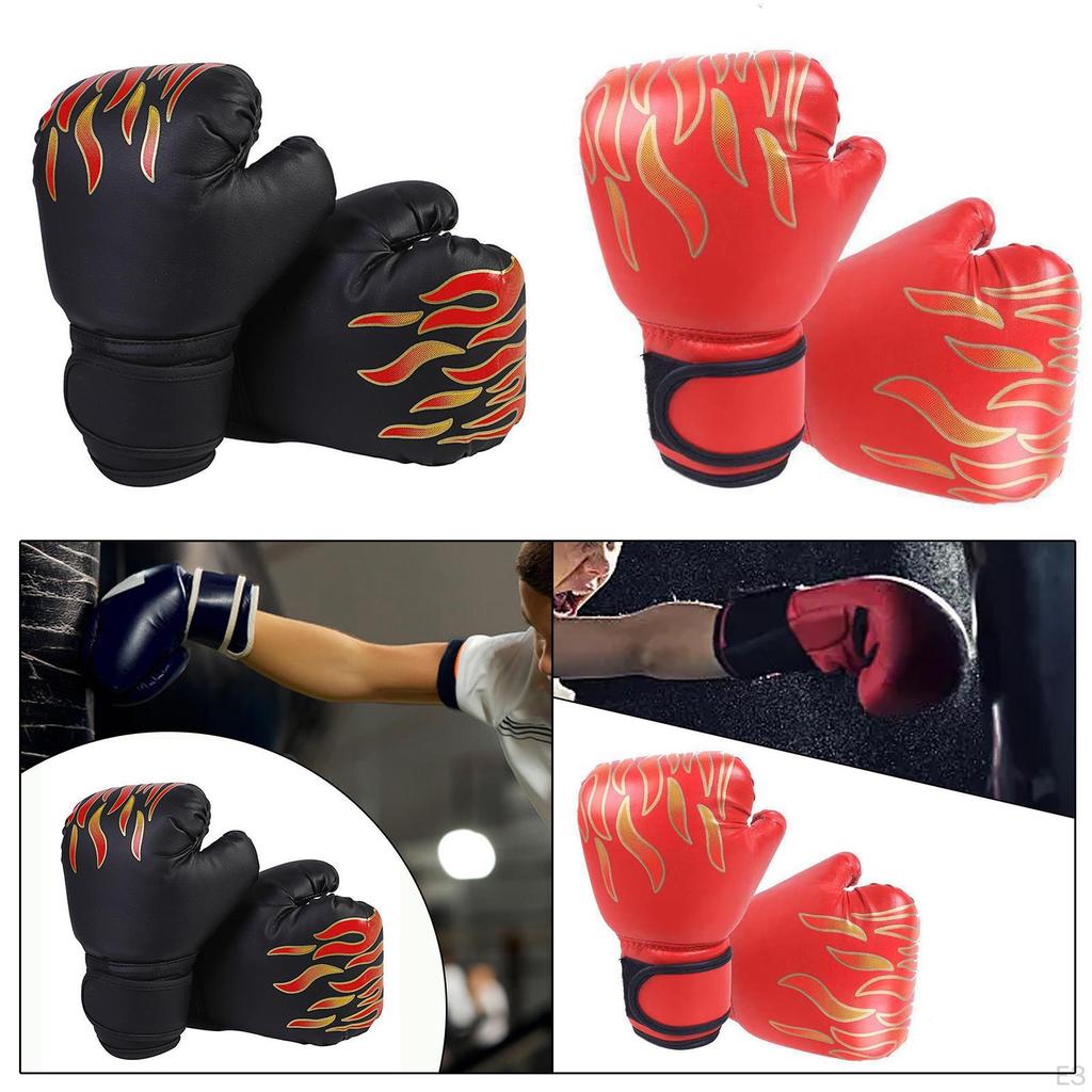 Kids Boxing Gloves Training Breathable, Portable Lightweight Sparring Gloves, Punching