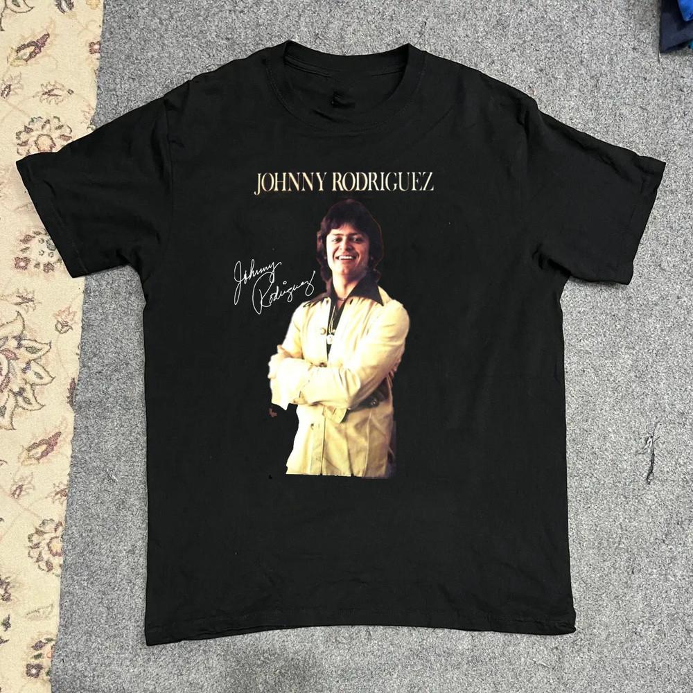 

NEW Johnny Rodriguez Signed Collection Black All Size Tee Shirt OM848 Unisex T-Shirt Graphic Tee M