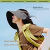 Beneunder Women's Blackout Wide-Brim Sun Visor Hat BM563