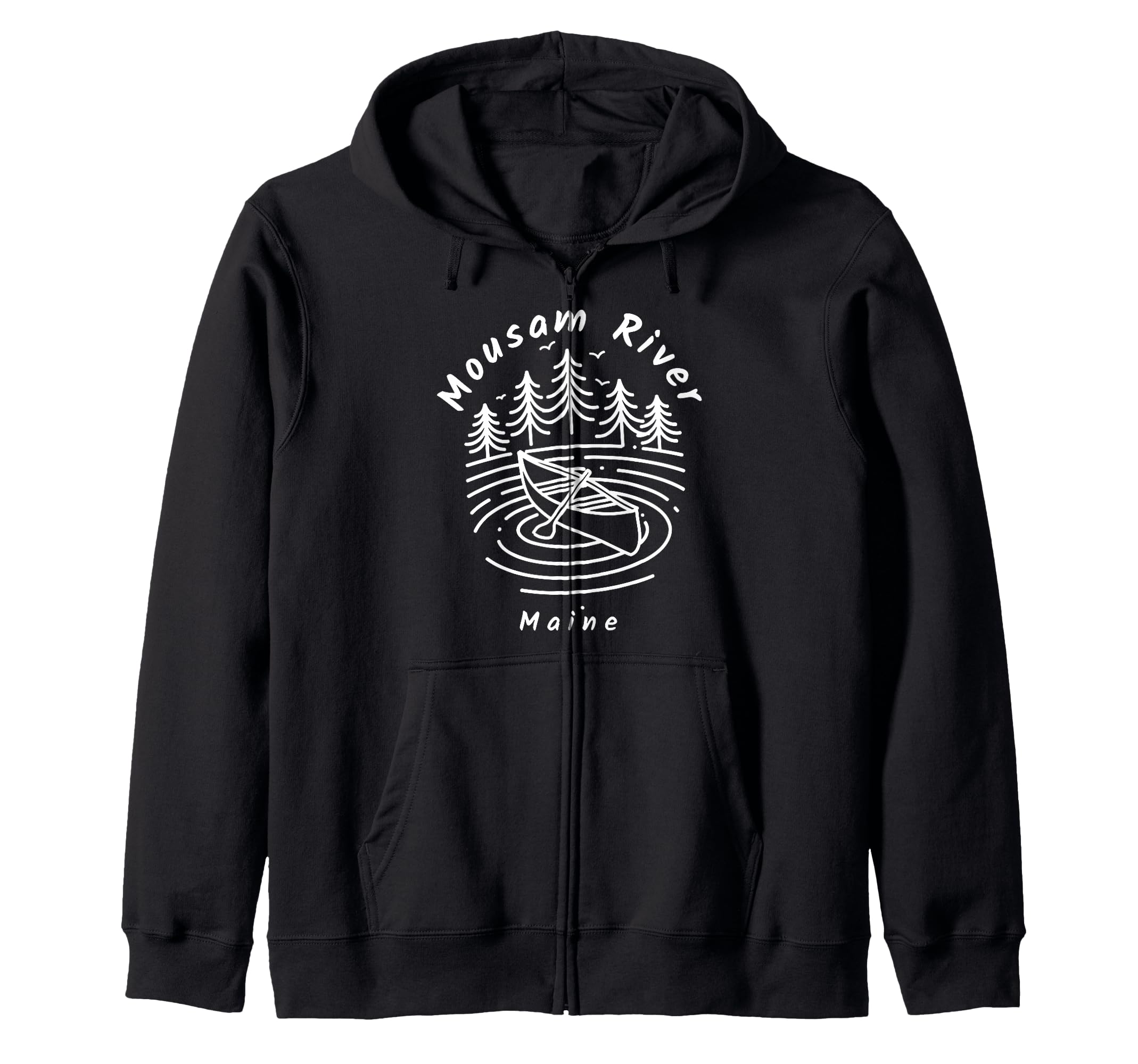 

Maine Moosam River Zip Hoodie