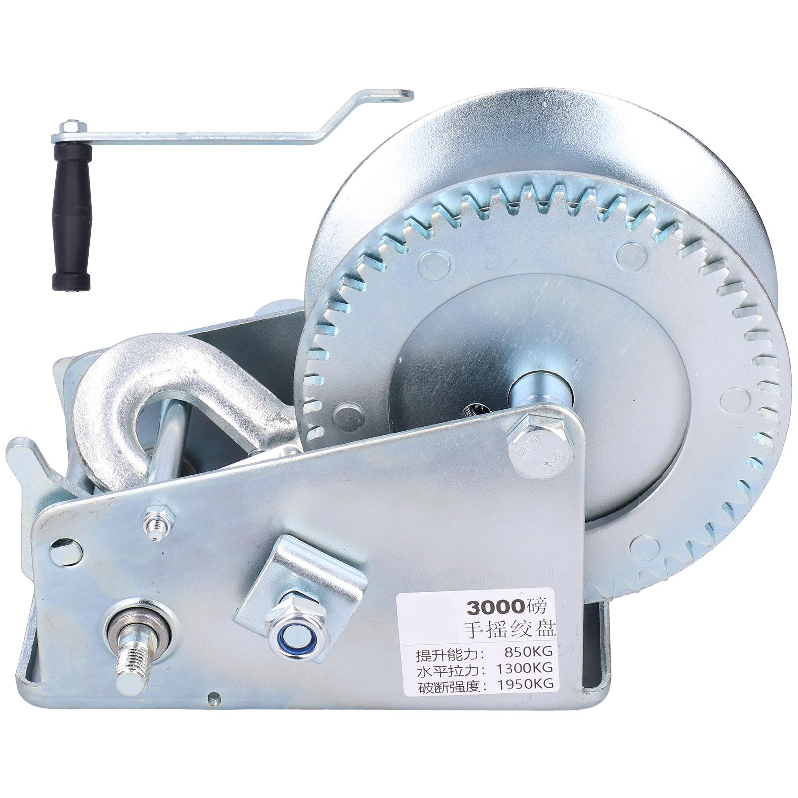 

Самоблокирующаяся ручная лебедка ручной подъемник трактор с резиновой ручкой 3000 фунтов для подъема