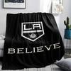 LA Kings Printed Flannel Blanket, soft throw for bedroom sofa, washable, Christmas present, great gift.