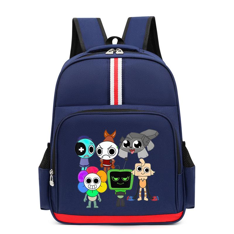Cartoon Peripheral Trend Children'S Backpack Primary And Secondary School Students Large-Capacity Schoolbag