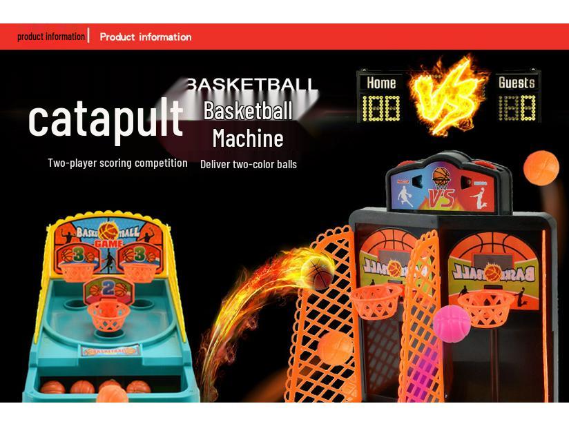 Mini Basketball Table Game: Double Player Shooting & Parent-Child Interaction