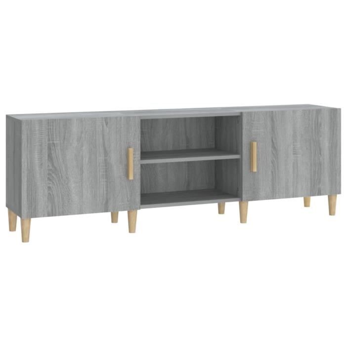VidaXL TV Stand Sonoma Grey 150x30x50 Cm Engineered Wood 817502