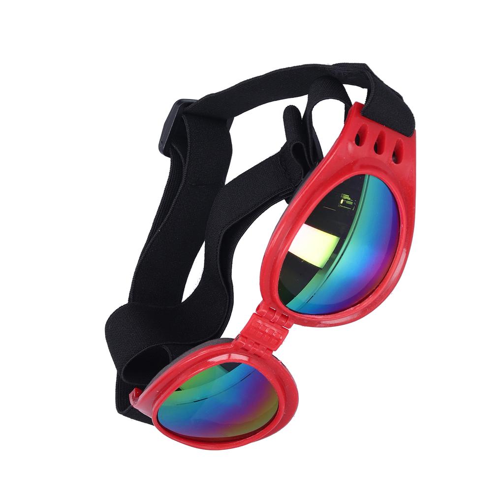 Pet Sunglasses Summer Foldable Dog UV Protection Glasses for Medium and Large DogsRed
