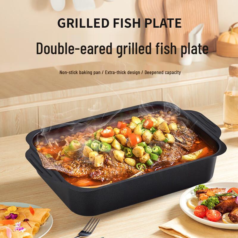 Rectangular Electric Grill Pan with Lid