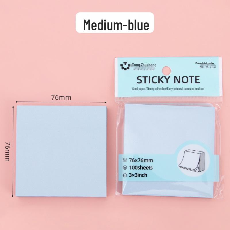 Morandi Color Sticky Notes - Tearable Student Stationery Index Tabs & Message Memo Pads