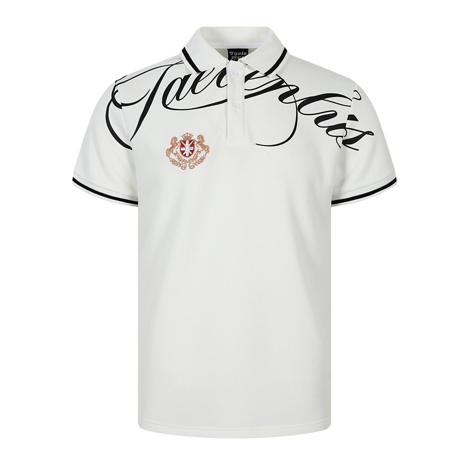 Polo shirt American short-sleeved embroidered sweatshirt campus lapel T-shirt men and women S