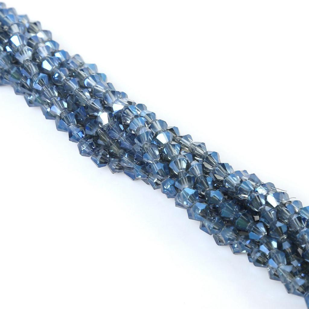 4mm Rhombus Glass Crystal Beads for DIY Jewelry Making