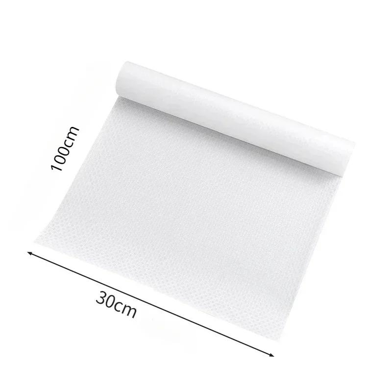EVA Cabinet Mat Cabinet Liner Reusable Drawer Liners Non-slip Refrigerator Mat Fridge Waterproof Moisture-proof Drawer Mat