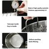 35cm Stainless Steel Stock Pot with Strainer Basket for Seafood Boil Pot Deep Fryer Pot for Family Gatherings Lobster Boil Pot