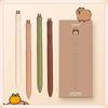 Set de 4 pixuri cu gel Twist Cute Cartoon Panda Capybara Bear 0.5mm Ballpoint Cerneală de culoare neagră pentru scris