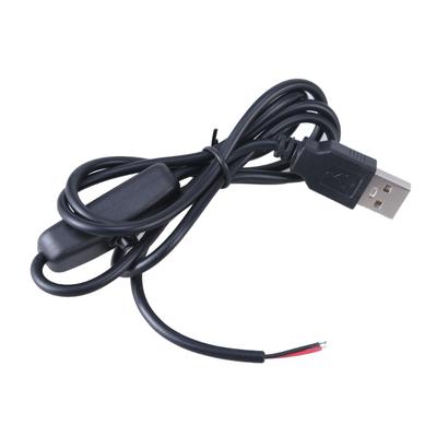 DC5V USB To 2Pin Cable Replacement Power Cord with Switcher, 1Meter Length for Fan LED Light