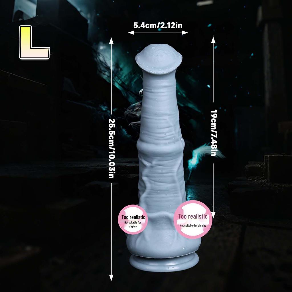 Extra-Large Silicone Horse Phallus - Realistic Animal Toy for Men and Women