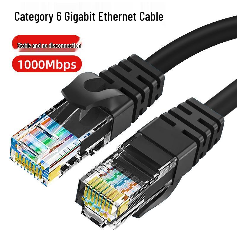 Cat6 Gigabit Ethernet Cable for Home and Router Network Connections