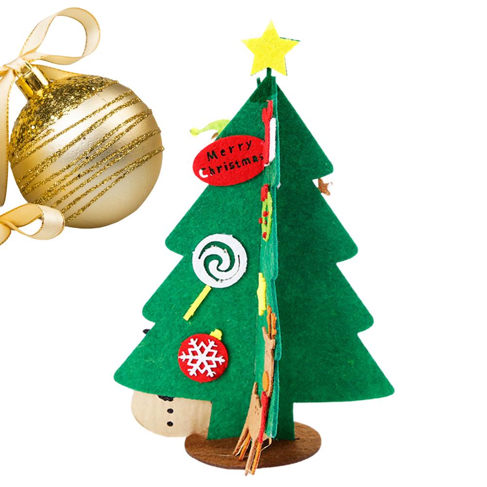 Christmas Trees Craft Kits Creative Christmas Craft Ornament Christmas Arts And Craft Kit Small Children's Christmas Tree Holida