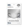 MASCODE Officiell Litet Ansikte och Stor 3D Stora Masker per med Svart Mask, Nonwoven, 3D, Andningsbar, Mask, Herr Dam, Storlek, Mask, (7 Väska) (grå