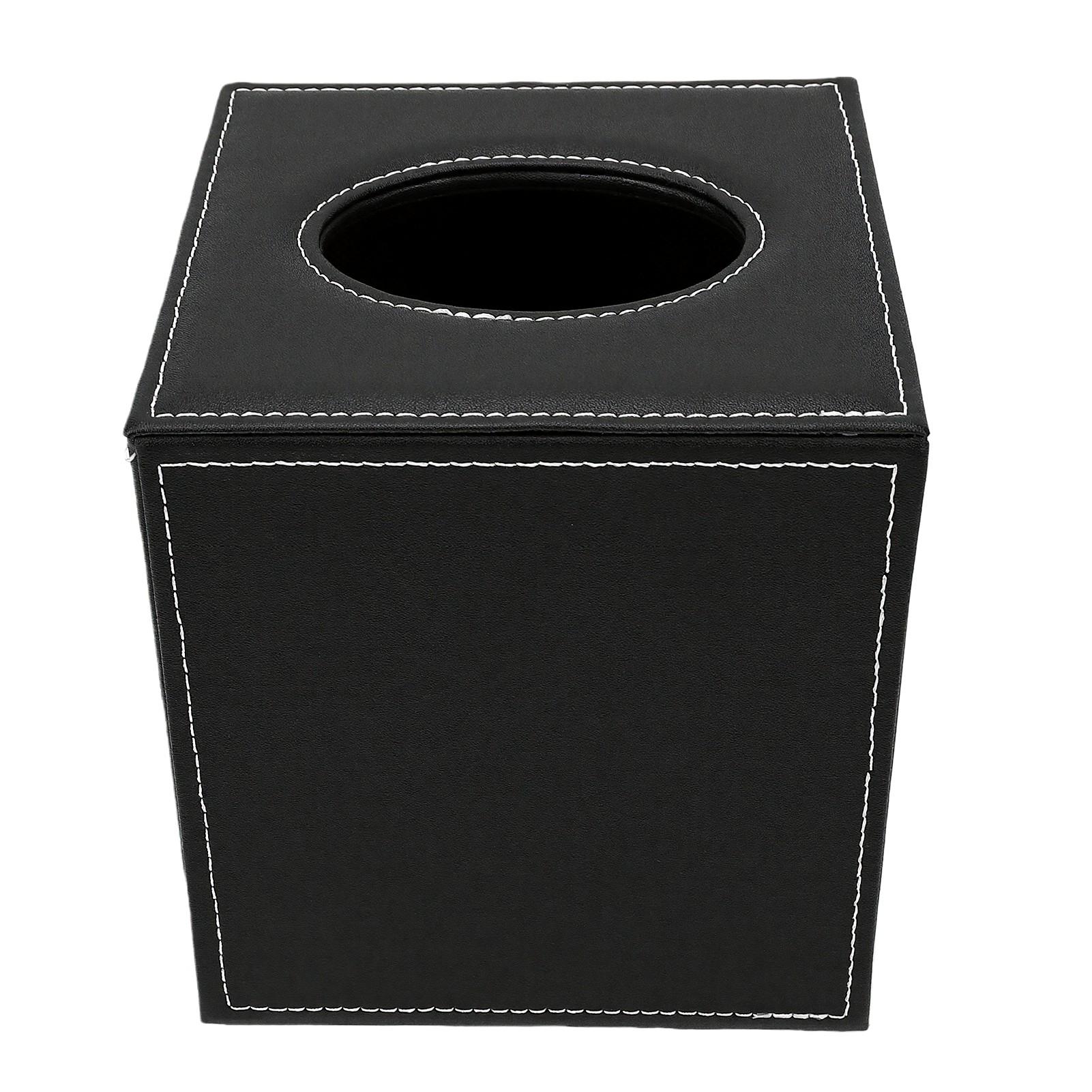 Tissuebox Cover PU Leer Magnetische Basis Moderne Decoratie Tissuebox Houder voor Huis Kantoor Hotel Tafel Type 1