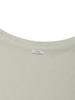 Eogeulliswedou Asymmetrical Button Shoulder Top (Green)