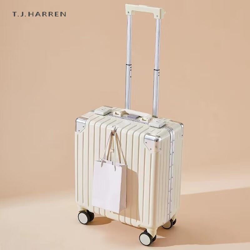 Чемодан на алюминиевом каркасе TJ Harren TJ1811 18 inch белый
