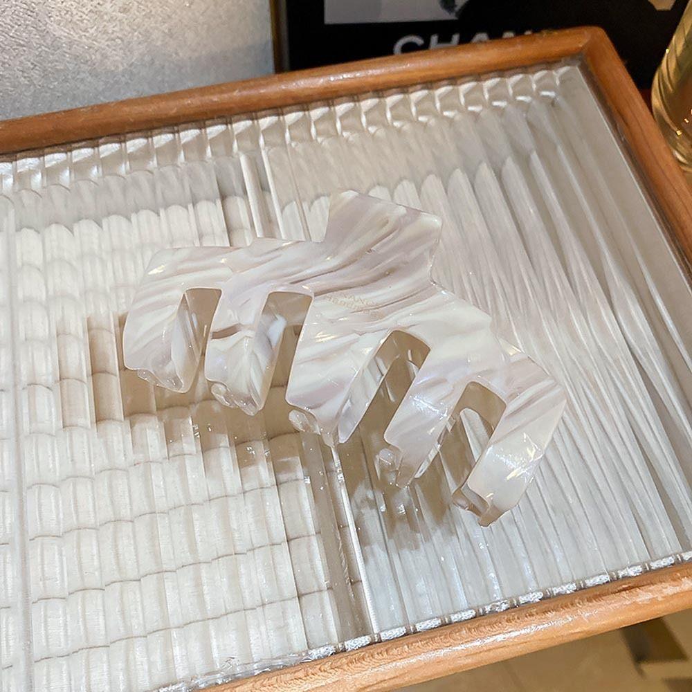 Gifts For Girls Geometric Hairpins Acetate Hair Claws Korean Shark Clip Letter Women Hair Clips