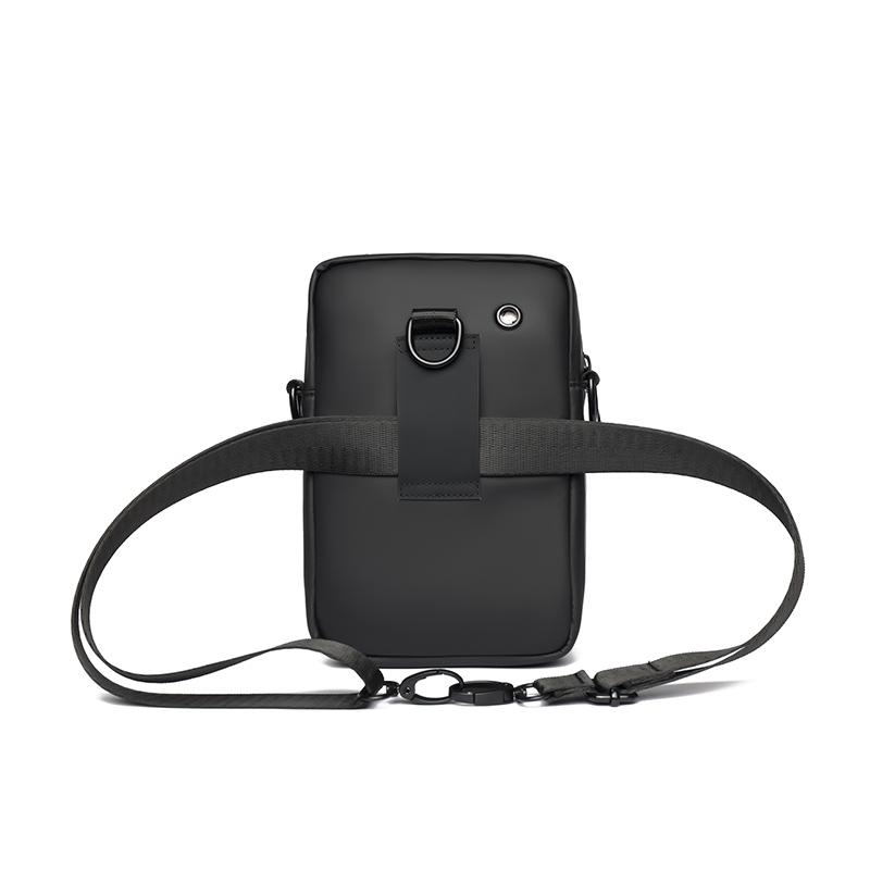 Sac Bandoulière Homme Sac pour Téléphone Portable Sac de Taille Multifonctionnel Sac Épaule Hydrofuge