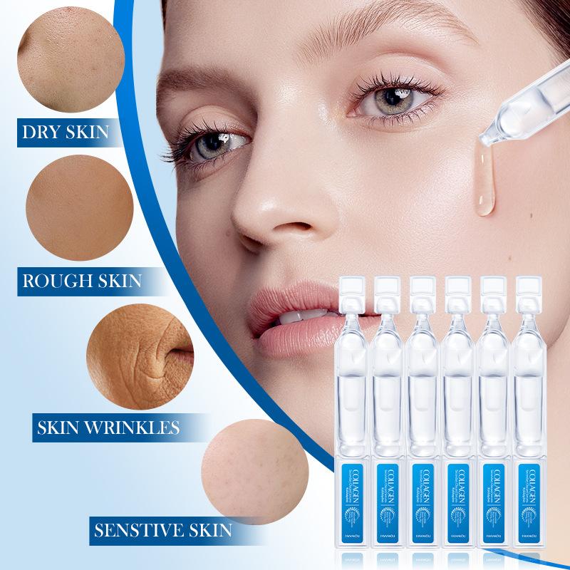 Collagen Rejuvenation Essence Facial Essence Protein Peptide Gold Silk Wire Face Serum for Anti-Aging Firming Skin