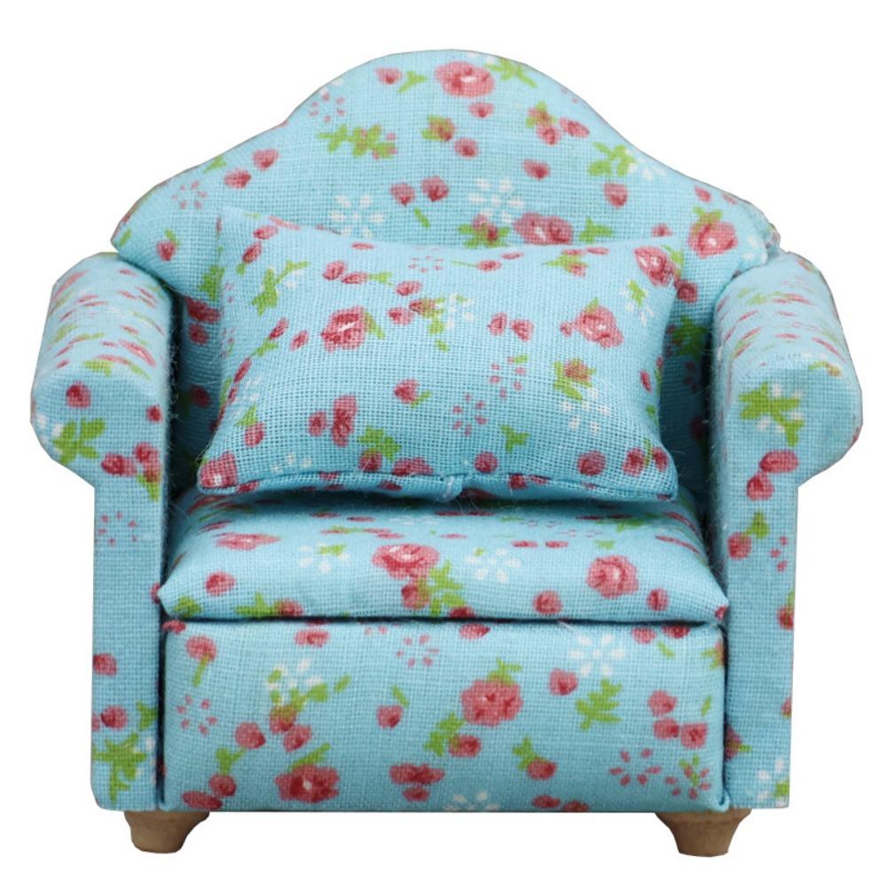 Mini 1:12 Dolls Sofa Pillows Set Miniature Doll House Accessories Children Toys Gift