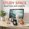 Orange Cat Sitting Cat Pet Model Cartoon Style Cat Decoration  Desktop Display