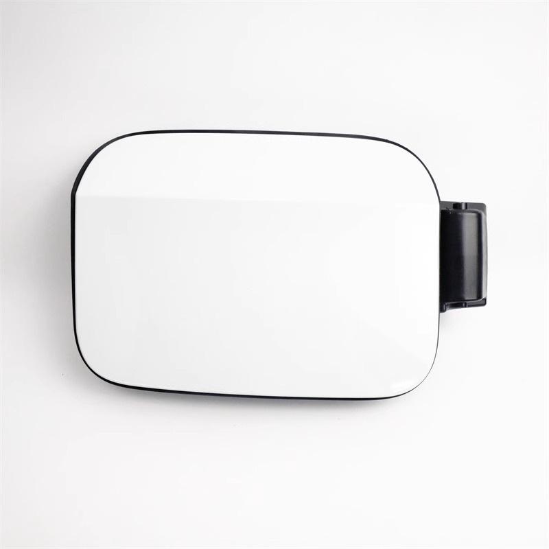 T-Cross Fuel Filler Cap: Small Door Gasoline Tank Cover in Black and White with Paint