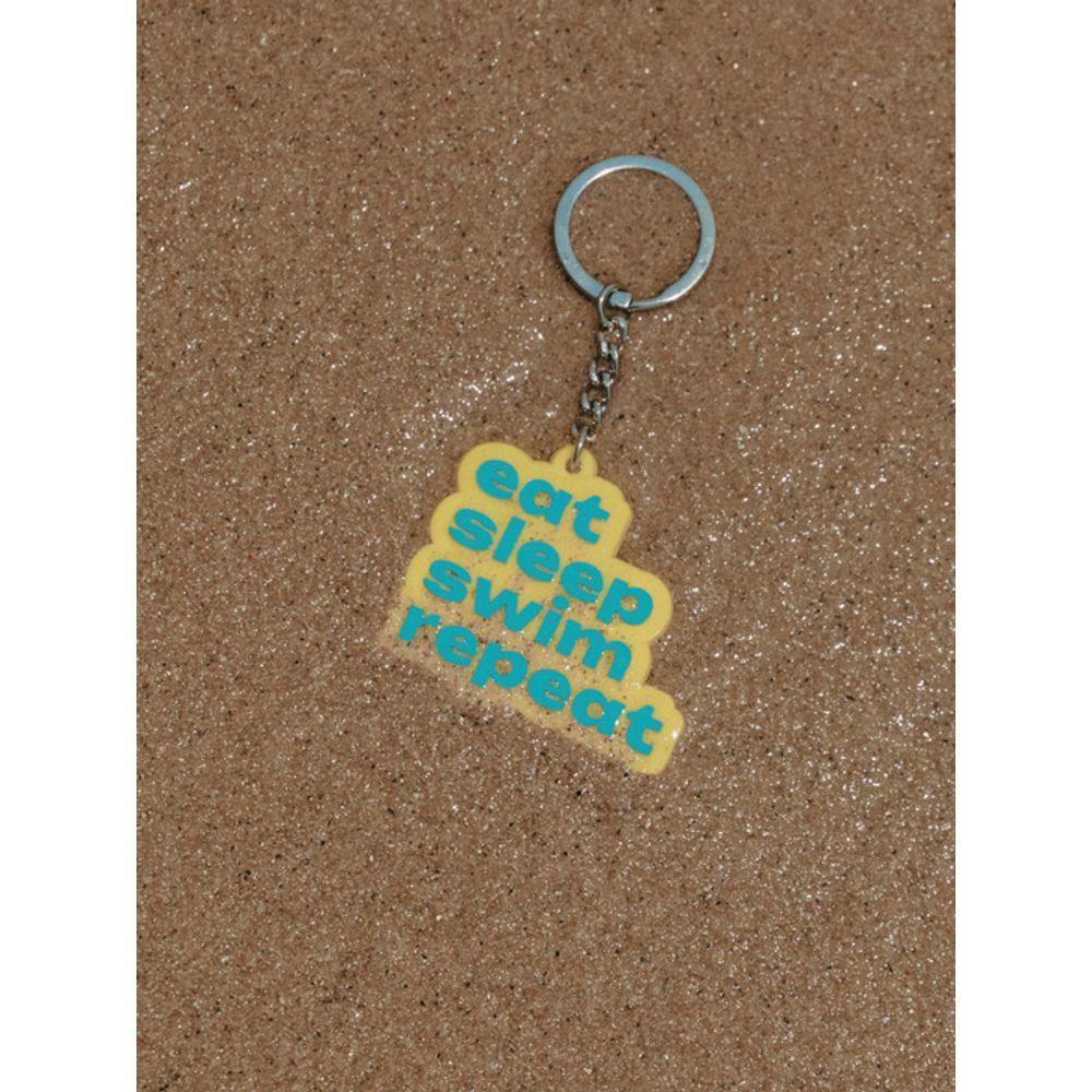 groundocean SWIM HUMAN Keyring