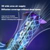 Cordless Electric Fan USB 4000mAh Wireless Portable Rechargeable Air Circulator Fan Desktop Wall Ceiling Air Cooler