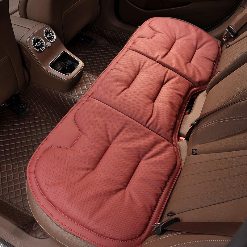 Nappa Leather Cooling Car Seat Cushion – Customizable, Non-Slip, Breathable, High-End, Four-Season Ventilation