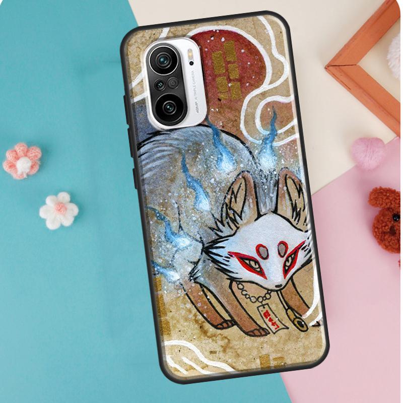 

Чехол Fox в японском стиле для POCO M3 M4 F1 F2 F3 X4 GT X3 Pro, чехол для Xiaomi 11T 10T 12 Pro 12X Mi 11 Lite POCO M4 Pro